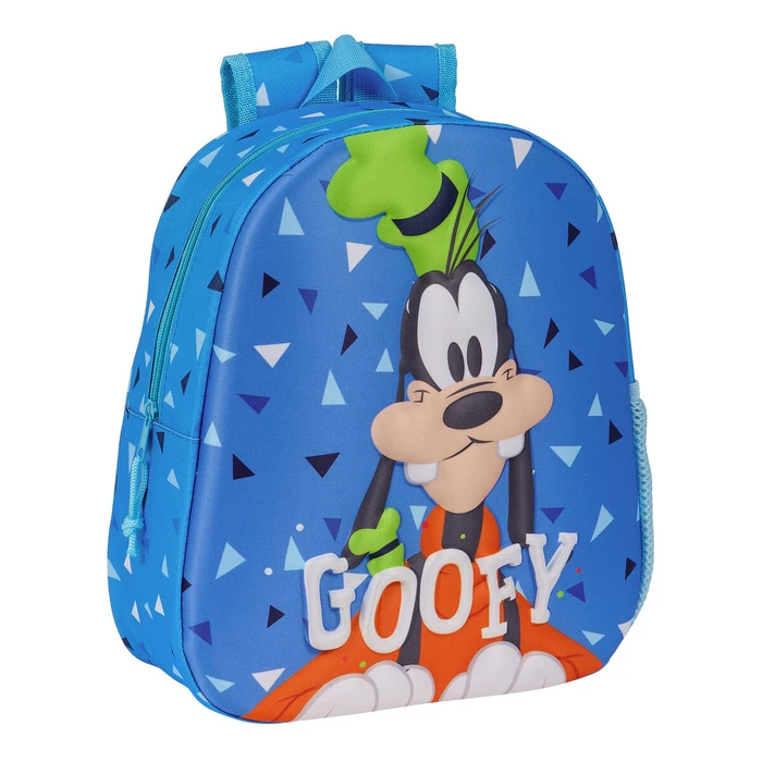 Σχολική Τσάντα 3D Cl?sicos Disney Goofy Μπλε 27 x 33 x 10 cm