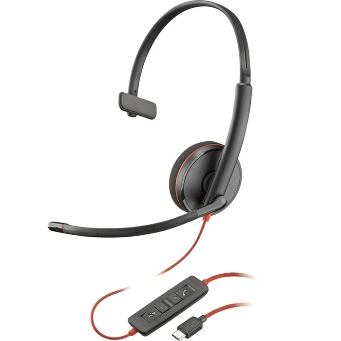 Multimedia Headsets Poly 8X214A6 Μαύρο