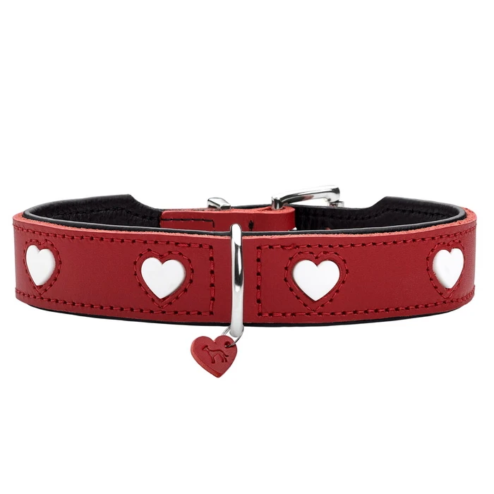 Κολλάρο Σκύλου Hunter Love S/M 35-40 cm Rojo/Blanco