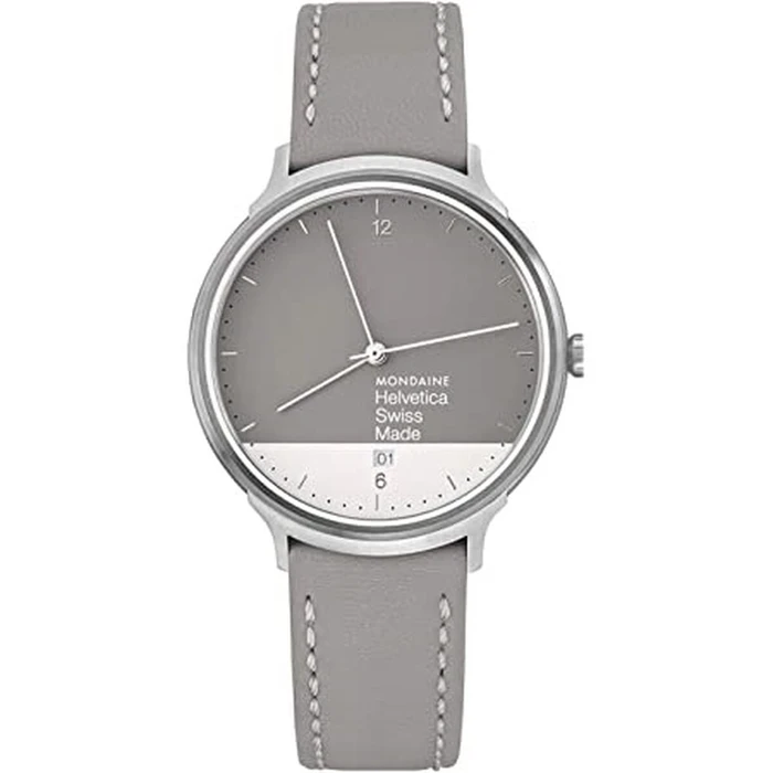 Γυναικείο Ρολόι Mondaine HELVETICA No. 1 LIGHT (38 mm)(Grey)