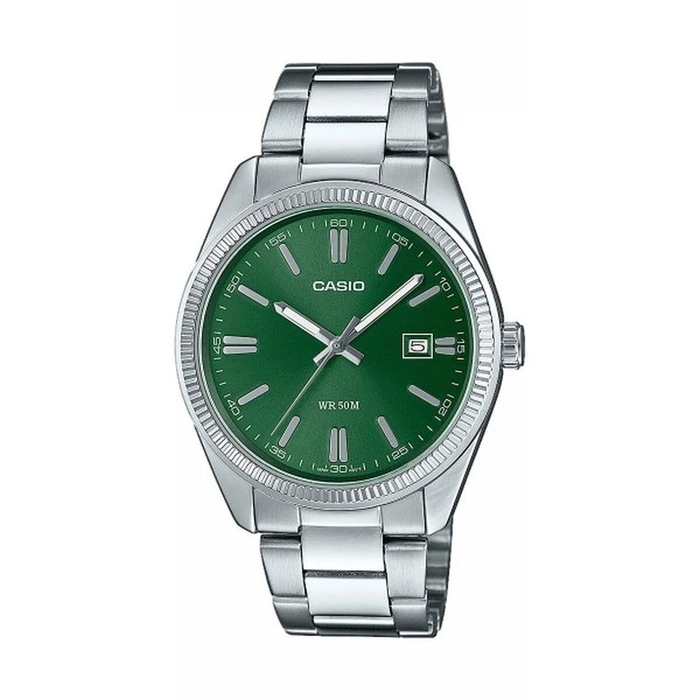 Ανδρικό Ρολόι Casio MTP-1302PD-3AVEF Πράσινο Ασημί (? 38,5 mm)