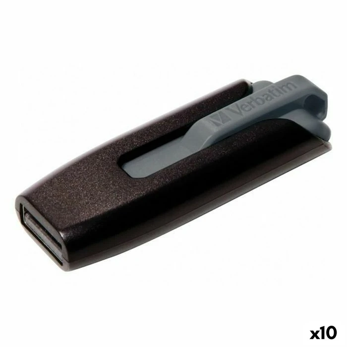 USB Flash Verbatim V3 STORE ´N´GO Μαύρο 256 GB (x10) 
