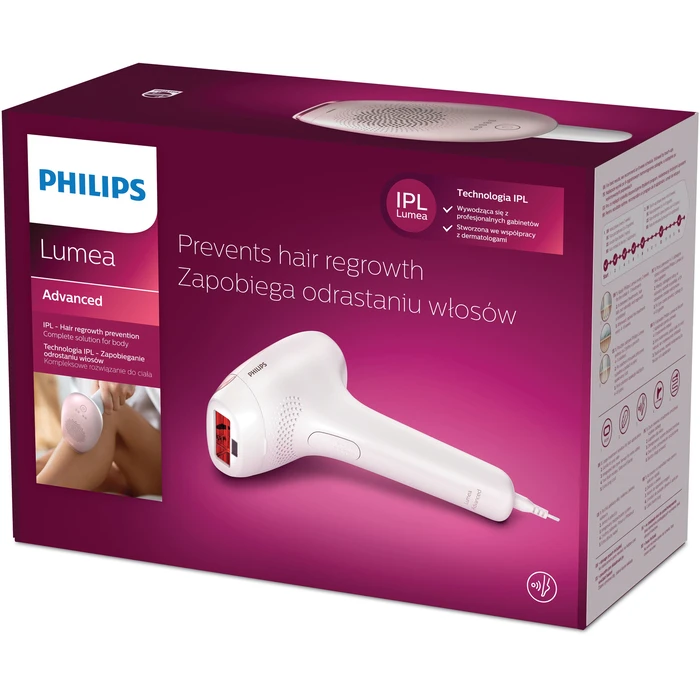 Αποτριχωτική Philips Lumea Advanced SC1994/00 light depilation Pink,White Intense pulsed light (IPL)