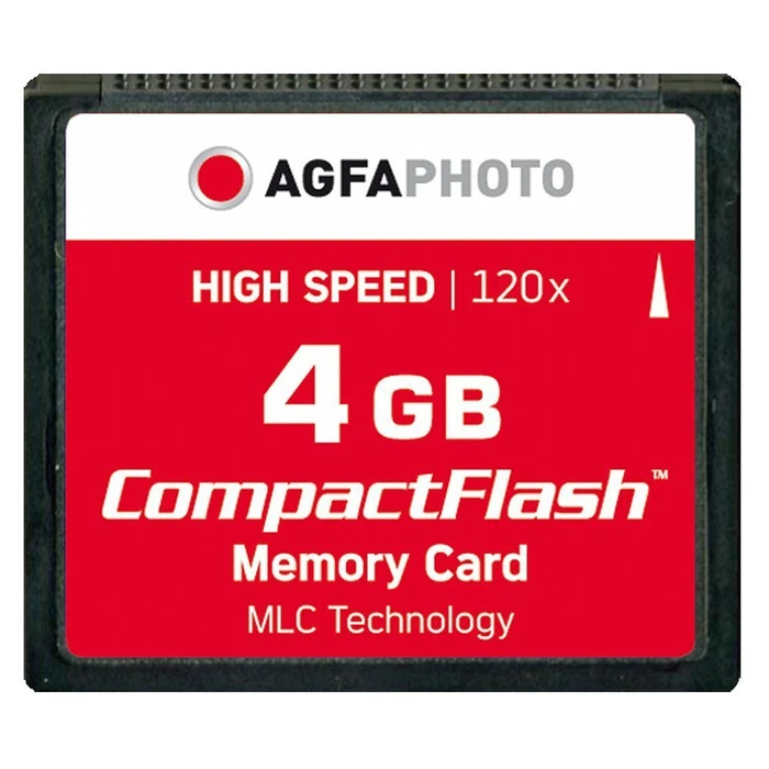 Κάρτα Μνήμης CF 4GB AgfaPhoto Compact Flash High Speed 120x MLC