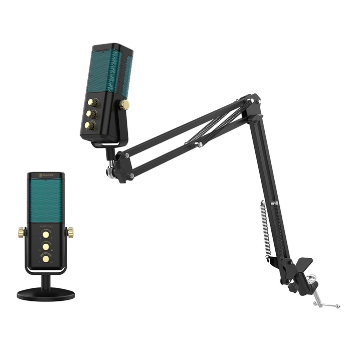 Sades Night Owl Δυναμικό Μικρόφωνο με USB Type-C Επιτραπέζιο, Gooseneck