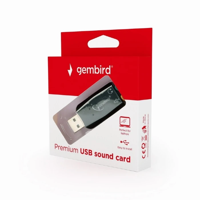 Εξωτερική Κάρτα Ήχου Gembird PREMIUM USB VIRTUS PLUS