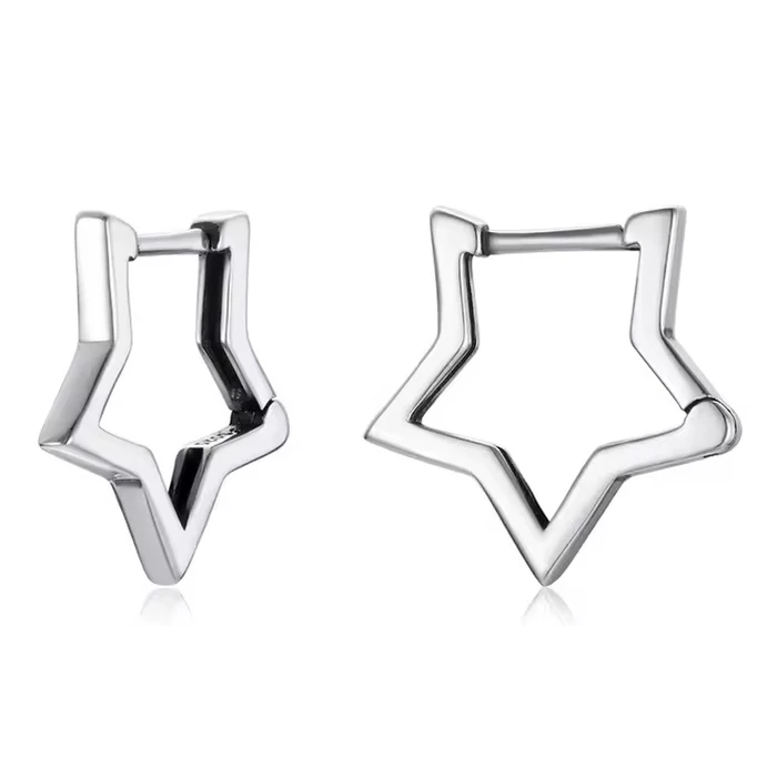 BAMOER σκουλαρίκια κρίκοι ασήμι 925 ασημί SCE1136