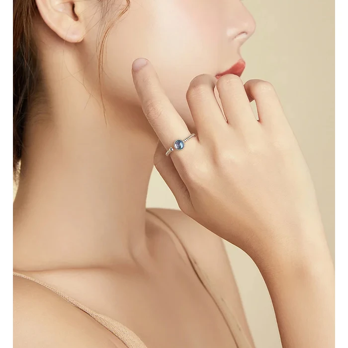 Δαχτυλίδι Bamoer Scr698, Ανοιγόμενο, Ασήμι 925, Ασημί