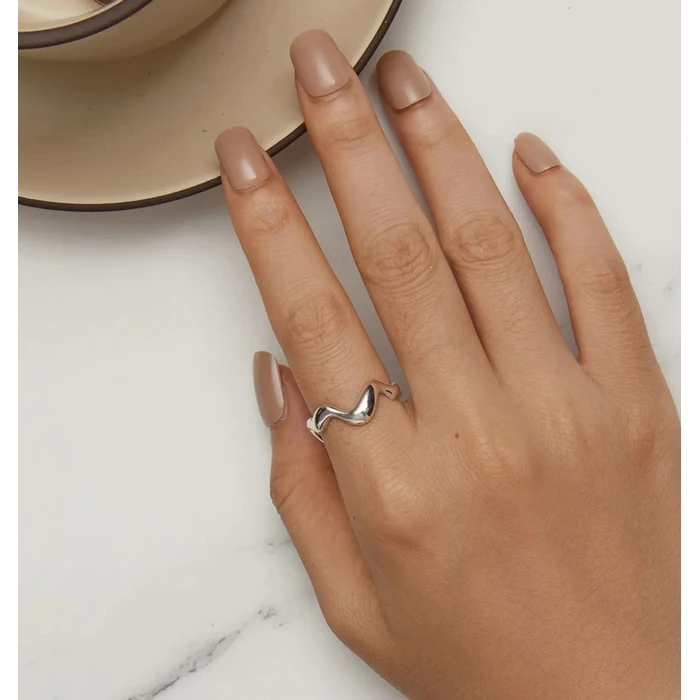 Δαχτυλίδι Bamoer SCR954-E, Ανοιγόμενο, Ασήμι 925, Ασημί