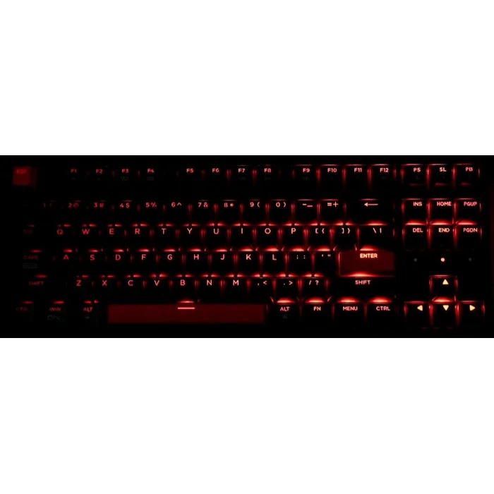 Gaming Πληκτρολόγιο Ενσύρματο Keychron C3 Pro (C3P-H1) QMK/VIA Mechanical Red Switch - Hot Swappable 80% US Layout