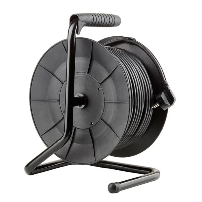 Technik Professional Extension Reel 4 Sockets 50m 1.5mm2 Black