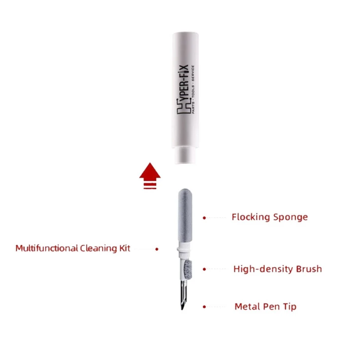 Σετ Αντιστατικό Βουρτσάκι Hyper Fix Καθαρισμού σε στυλό 3 σε 1 (8340130)