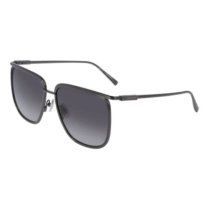 Salvatore Ferragamo Women's Sunglasses SF324S (58/16/140) Grey Metal