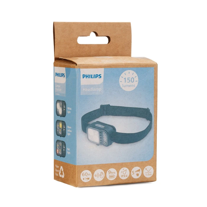 Φακός Κεφαλής Επαναφορτιζόμενος Philips SFL2001RH/GRS Αδιάβροχος 