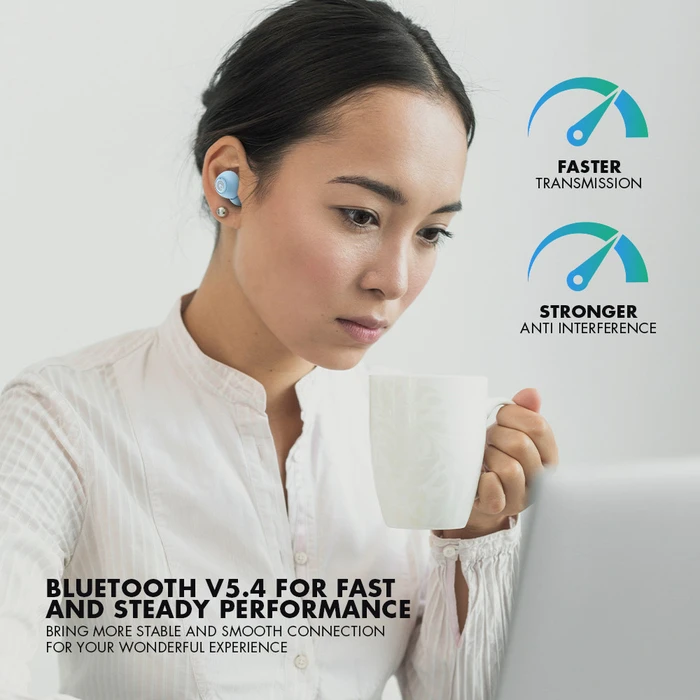 Bluetooth Handsfree Sonic Gear ENC BT5.4 EARPUMP TWS JEWEL 2 White