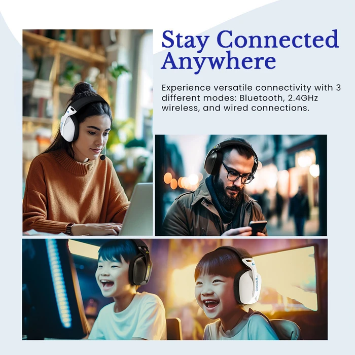 Gaming Headset Armaggeddon TRIMODE COSMIC-III LITE Black