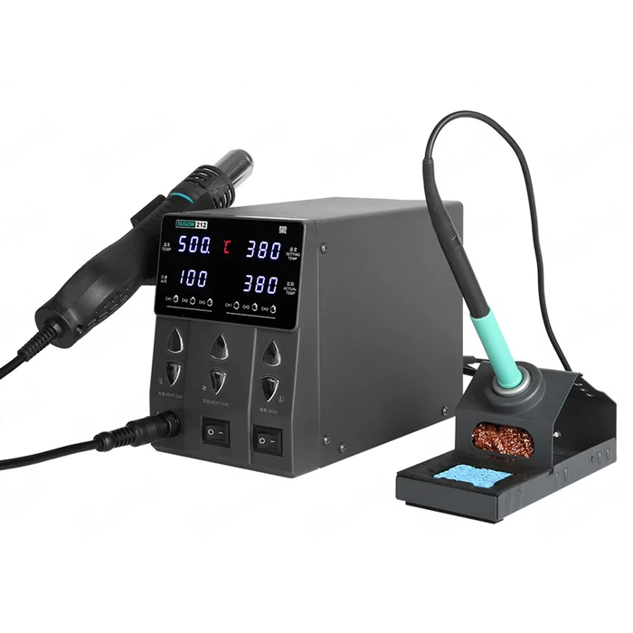 Sugon Σταθμός Συγκόλλησης 212 Με Κολλητήρι & Air Gun, 760w, 200-450 °C