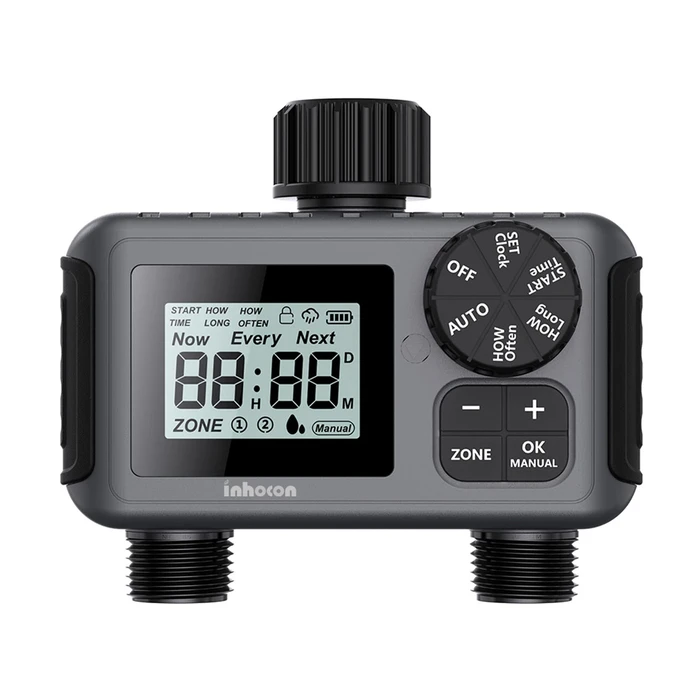 Προγραμματιστής Ποτίσματος Inhocon Ψηφιακός Sgw06, 2 Θέσεων, Ip55