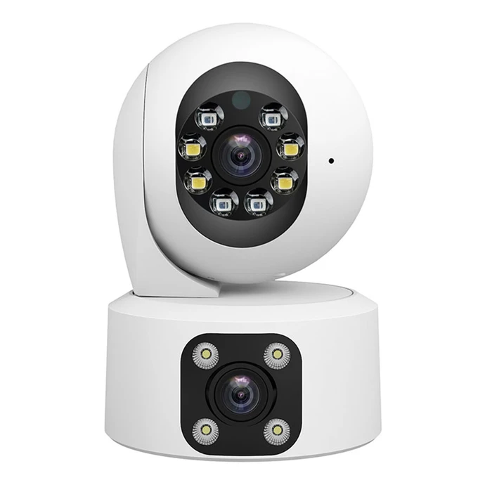 SRIHOME Surveillance Camera Dual Lens Panoramic PTZ 4MP HD