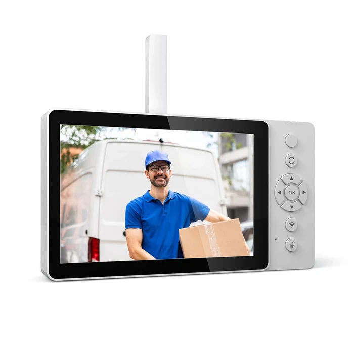 SRIHOME / Sricam Wireless Video Intercom Doorbell Camera SH054 White (4MP HD, Wi‑Fi)