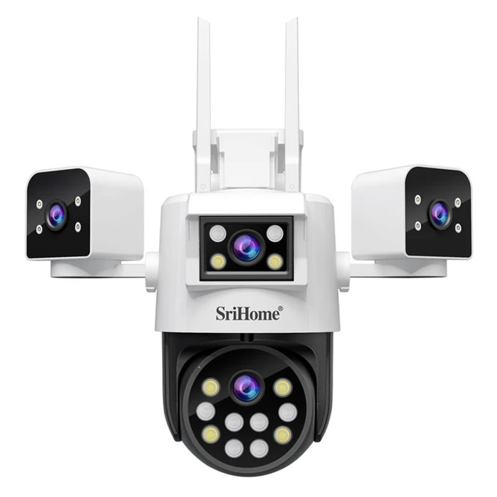 SRIHOME Security Camera 8MP Quad-Lens PTZ