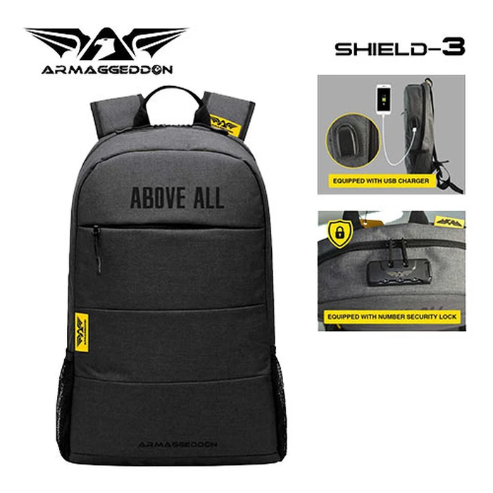 Τσάντα Laptop Armaggeddon Gaming BAG 15,6' SHIELD 3 Black