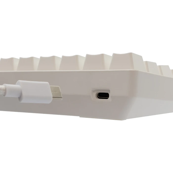White Shark Shinobi 2 Μηχανικό Gaming Πληκτρολόγιο 60% US Λευκό (Outemu Brown)