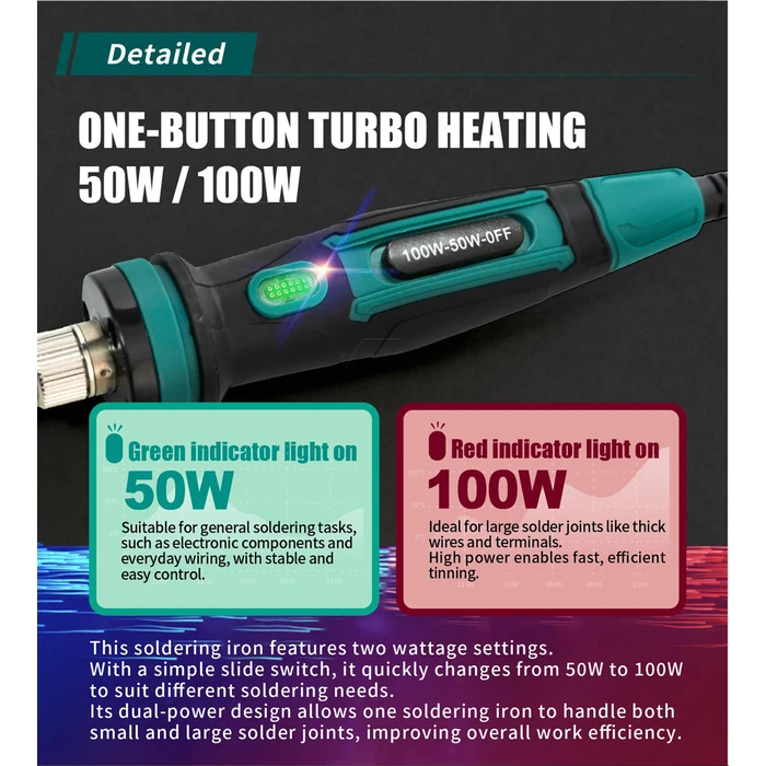 PROSKIT κολλητήρι SI-139NB 50/100W, 400/500°C