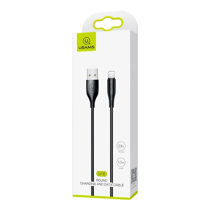 Καλώδιο Lightning Usams σε USB US-SJ266, 10W, 1m, μαύρο