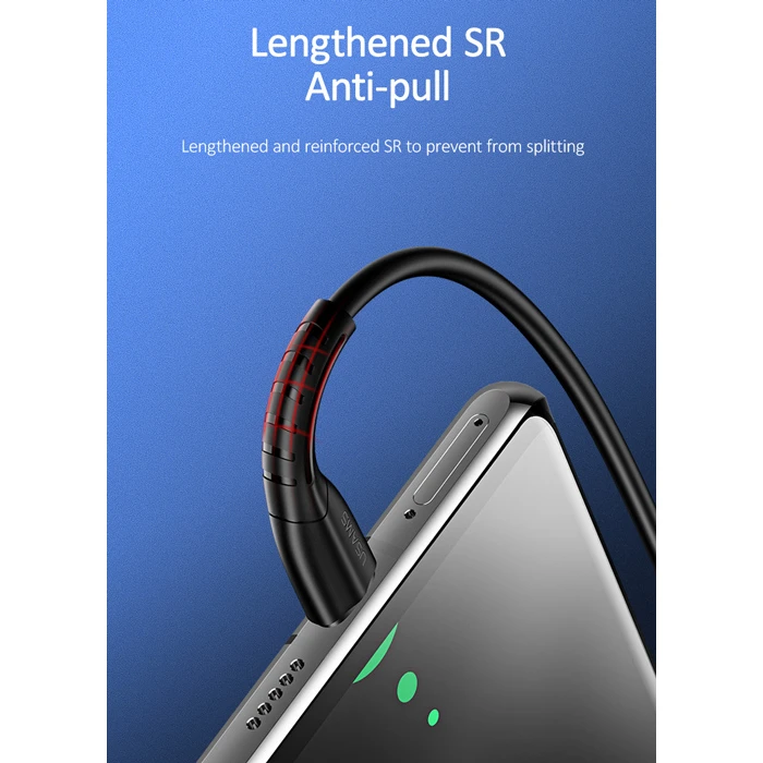 Καλώδιo USB Usams Type-C σε USB US-SJ366, 2A, 1m, λευκό