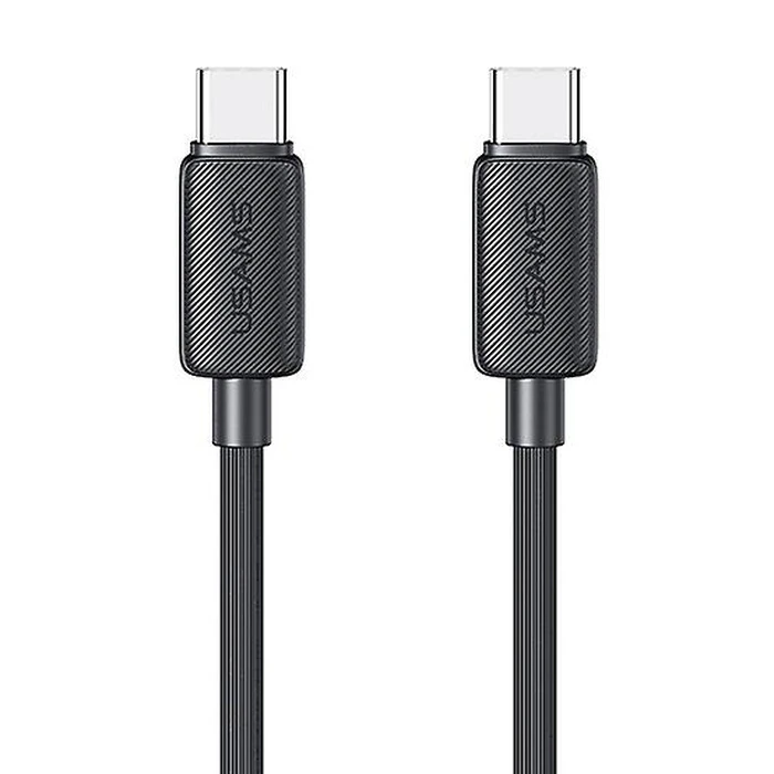 Καλώδιο USB-C Usams σε USB-C US-Sj691, 60W, 480Mbps, 1M, Μαύρο
