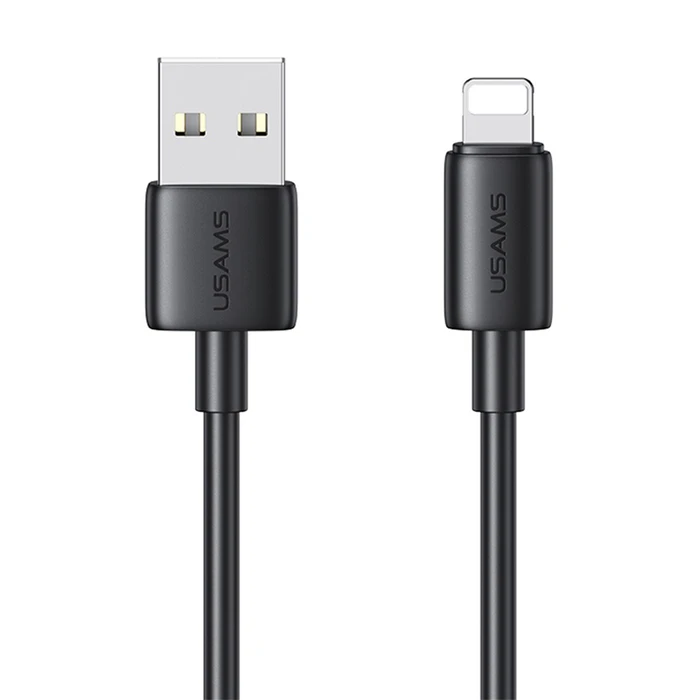 Καλώδιο Lightning Usams σε USB US-SJ709, 12W, 480Mbps, 1m, Μαύρο