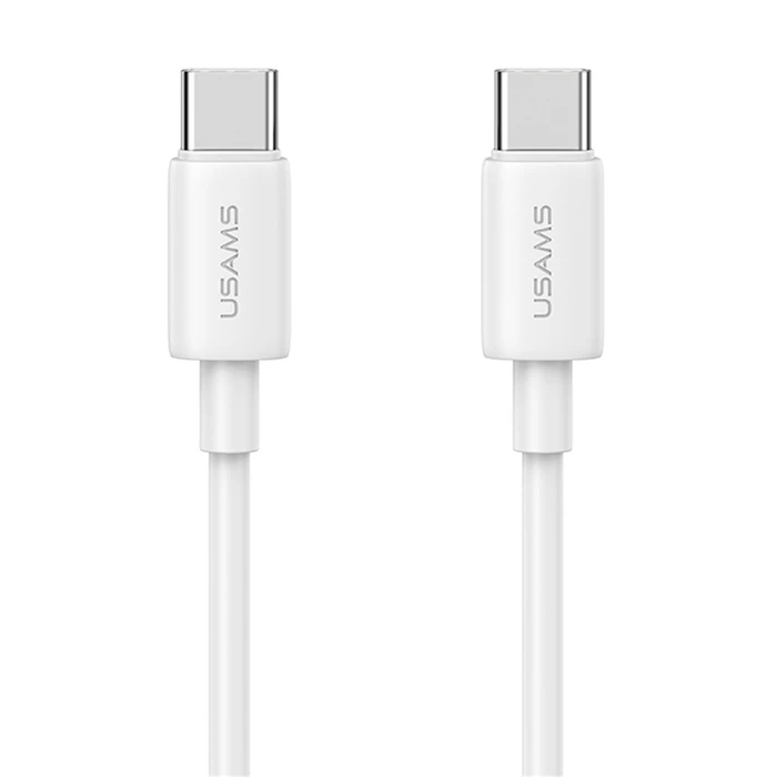 Καλώδιο USB-C Usams Us-Sj711, 60W, 480Mbps, 1M, Λευκό