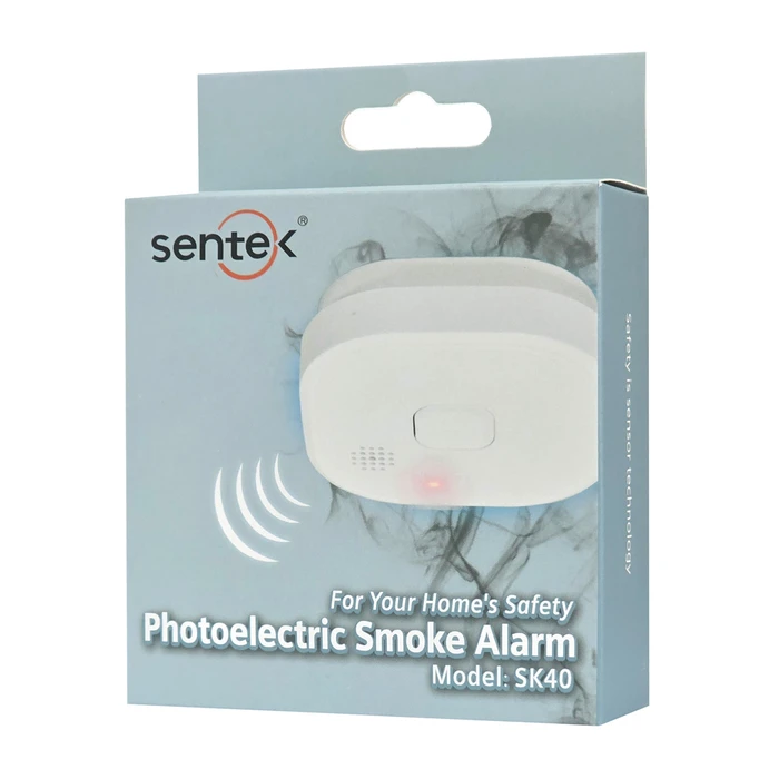Ασύρματος Ανιχνευτής Καπνού Sentek SK40 με ηχητικό συναγερμό