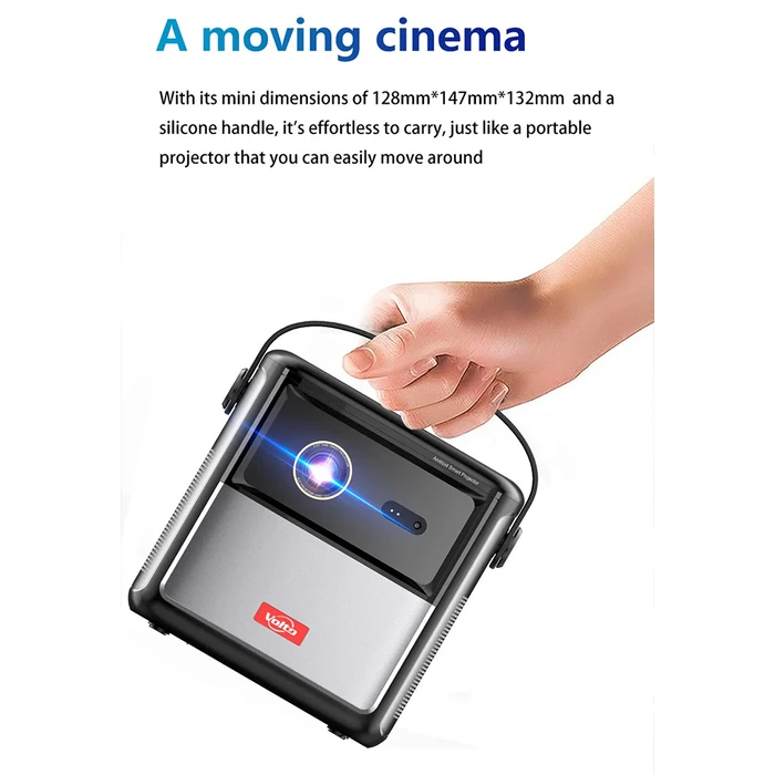 Projector Volto Outdoor/Home 1080p Ansi 700 Wifi Bt5.0 Android 11 Auto Focus