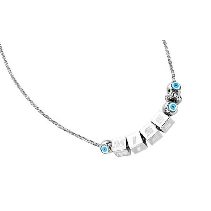 Γυναικείο Κολιέ Miss Sixty Smkz02 (44cm) από Ατσάλι Silver