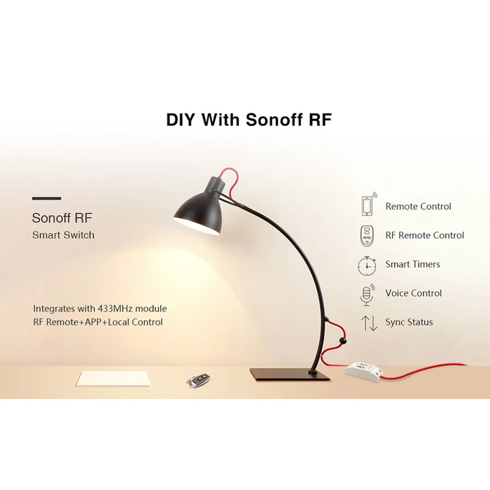Sonoff RF R2 Smart Switch Wi-Fi & RF 10A SNF-RFR2