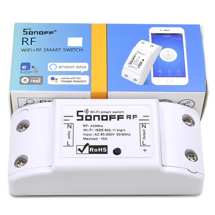 Sonoff RF R2 Smart Switch Wi-Fi & RF 10A SNF-RFR2