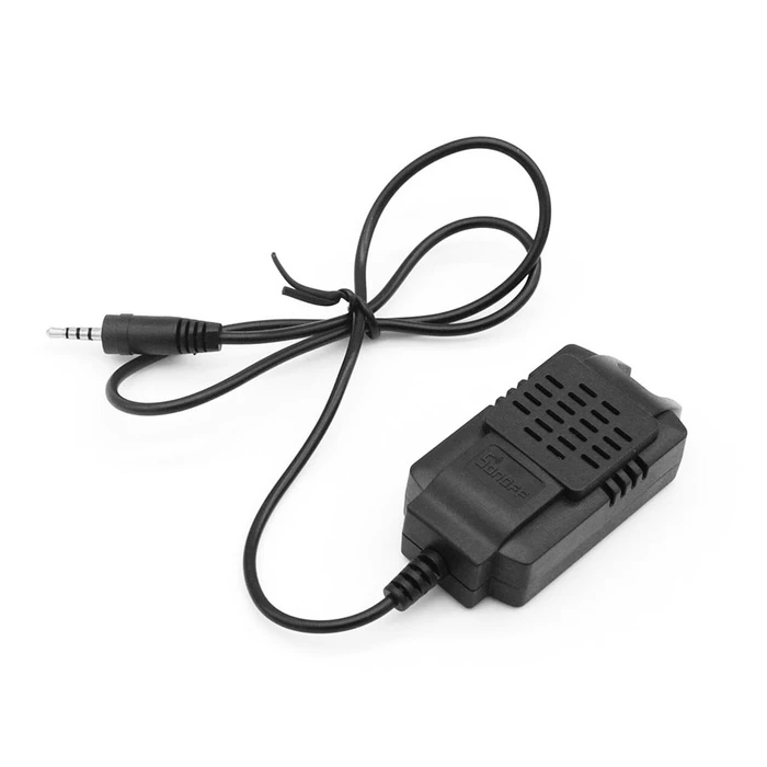 Aισθητήρας θερμοκρασίας και υγρασίας Sonoff SI7021, WiFi, 2.5mm, μαύρο