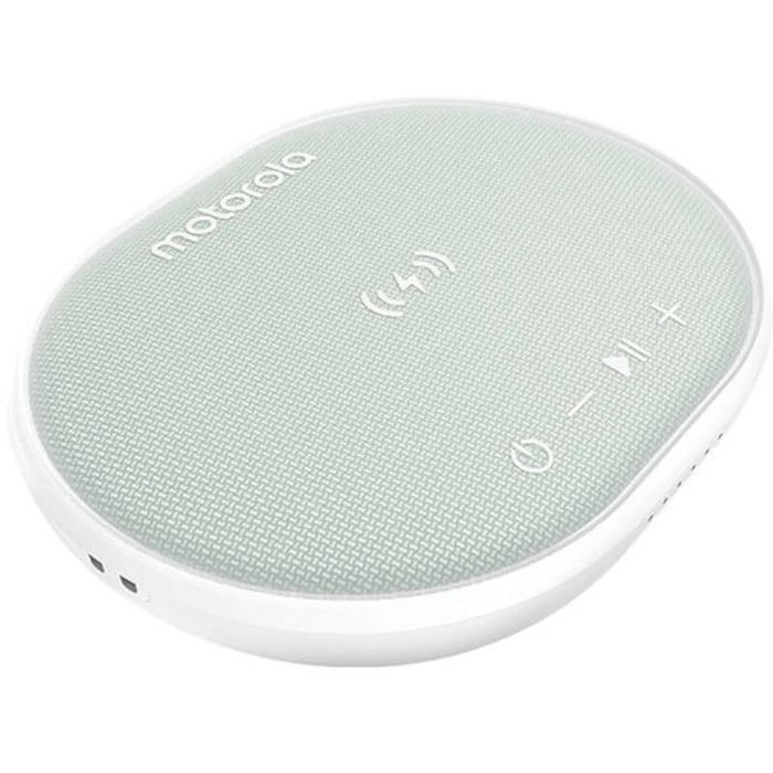 Ασύρματος Φορτιστης Motorola SONIC SUB 500 WHITE 10 W και αδιάβροχο Smart φορητό ηχείο Bluetooth 5.0 με TWL και Aux-In – 10 W