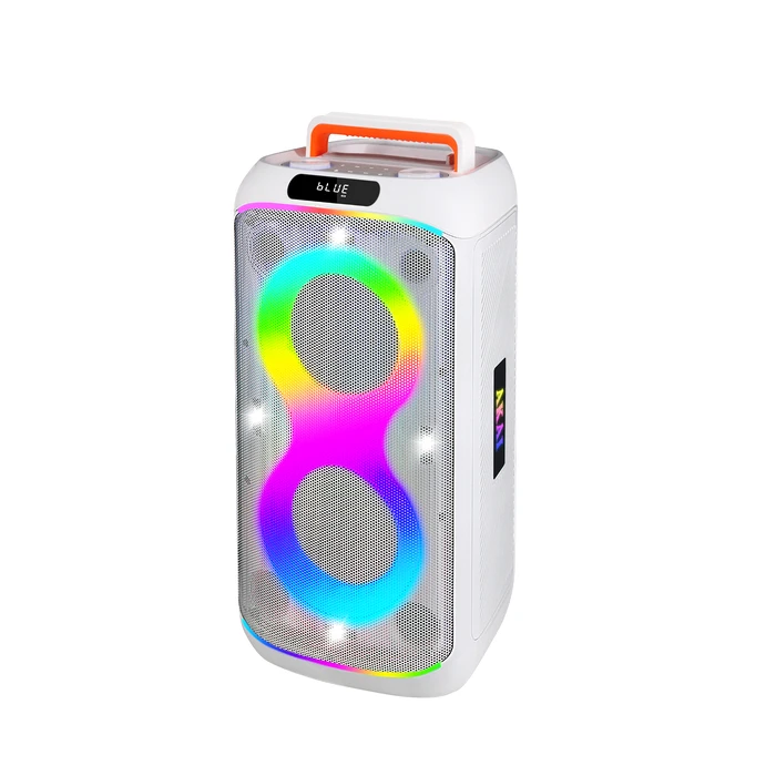 Akai Sonic X10 Portable Party Speaker 75W Bluetooth 5.3 TWS Wireless Microphone (White)