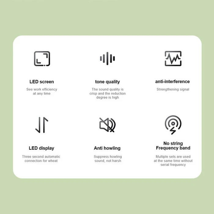 Μικρόφωνο Ασύρματο Sonicgear Professional Uhf Wm 3000ul Obsidian