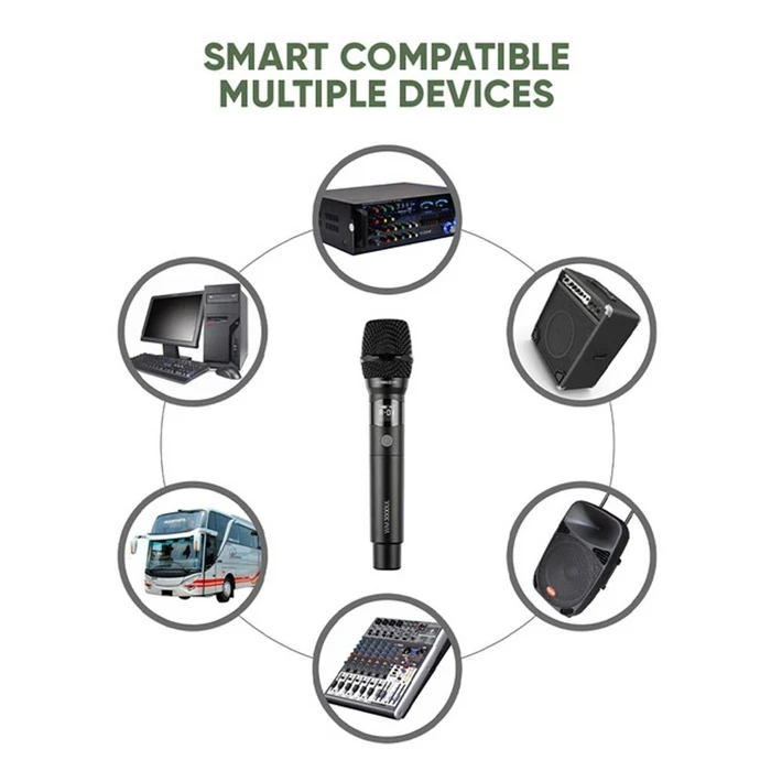 Μικρόφωνο Ασύρματο Sonicgear Professional Uhf Wm 3000ul Platinum