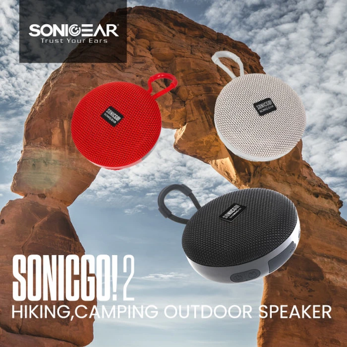 Φορητό Ηχείο Bluetooth Sonic Gear SONICGO 2 5.3 With MIC FM USB PLAYBACK GREY