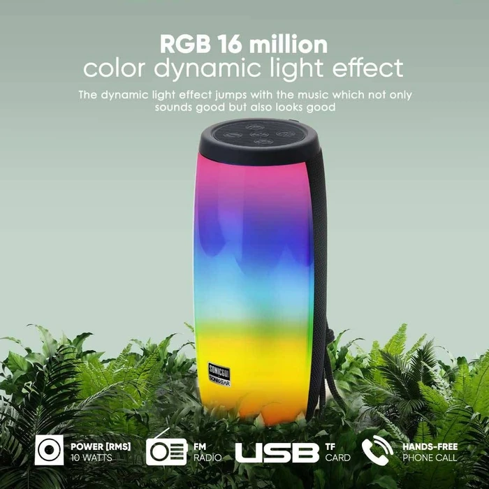 Φορητό Ηχείο Bluetooth Sonic Gear BT5.3 RGB Wireless With FM SONICGO 6