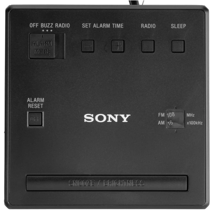 Ρολόι Ξυπνητήρι Sony ICF-C1 B black