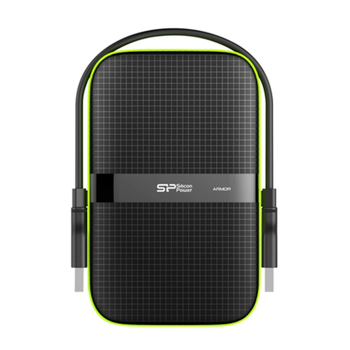 Εξωτερικός Σκληρός Δίσκος 1TB Silicon Power HDD Armor A60, USB 3.1, πράσινος