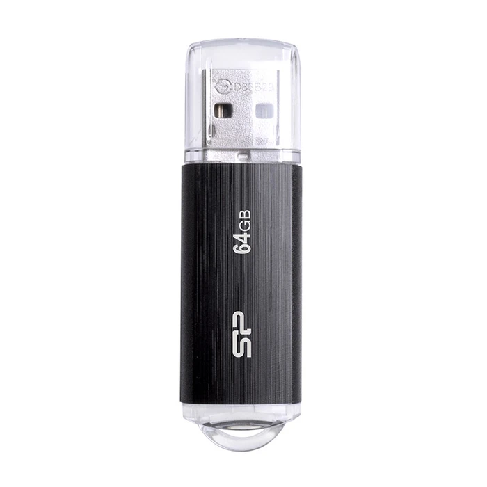 USB Flash 64GB Silicon Power Ultima U02, USB 2.0, μαύρο