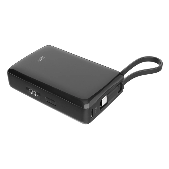 Silicon Power CP10 Power Bank 10000mAh 20W με Θύρα USB-A και Θύρα USB-C Μαύρο