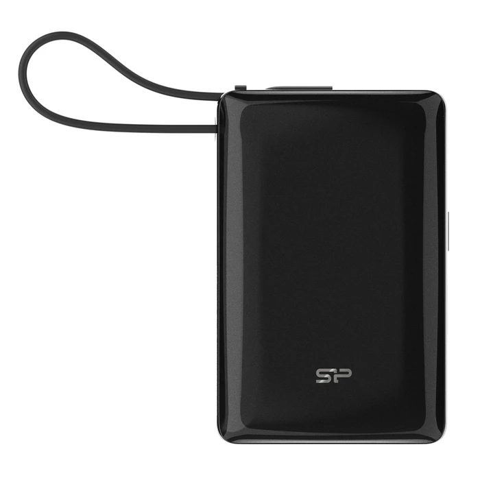 Silicon Power CP10 Power Bank 10000mAh 20W με Θύρα USB-A και Θύρα USB-C Μαύρο